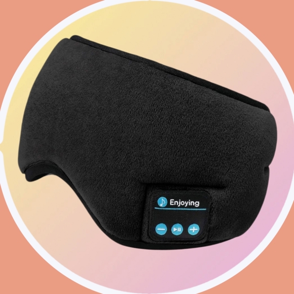 NEW Wireless Bluetooth Music Sleep Mask - Picture 1 of 11